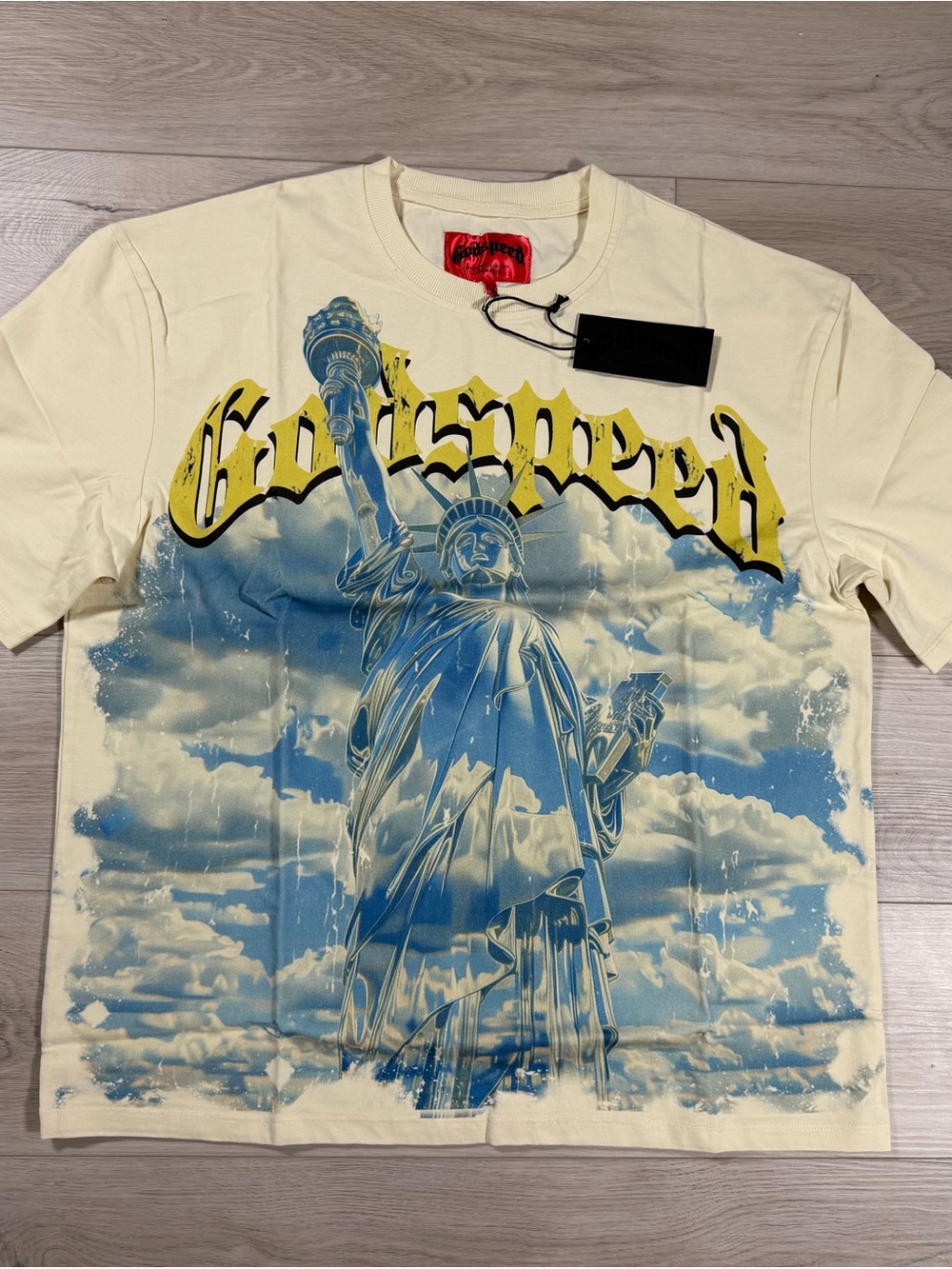 Godspeed Chrome Liberty T-Shirt tee medium - Picture 2 of 9
